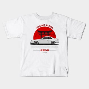 Tuner White Prelude MK5 JDM Kids T-Shirt